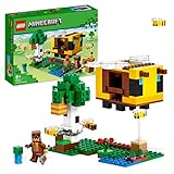 LEGO 21241 Minecraft Das Bienenhäuschen, Ostergeschenk Farm-Spielzeug mit...