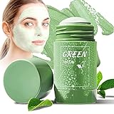Green Mask Stick, 2er-Pack Green Tea Cleansing Mask, Mitesser-Entferner-Maske...