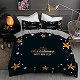 LLSZAHD BettwäSche 220x240 Schwarz Mikrofaser Bettbezug 220x240 Set mit 80x80 cm...