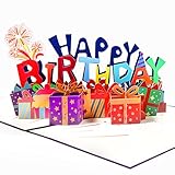 Magic Ants Happy Birthday Karte, Geburtstagskarte, 3d Pop Up Karte, 3D...