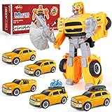 VATOS Transformer Bumble bee Rescue Bots 5 in 1 Transform Cars Spielzeug,...
