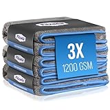 Filzada® 3X Lackschonendes Mikrofasertuch Auto Mit 1200 GSM - Unfassbare...