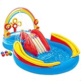 Intex Rainbow Ring Play Center - Kinder Aufstellpool - Planschbecken - 297 x 193...