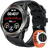 Smartwatch Herren Fitnessuhr mit Sport Uhr - 1.42 Zoll Großes Display Smartwatch Herren...