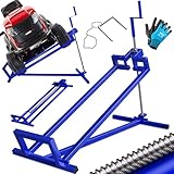 MASKO® XXL Rasentraktorheber 400 kg Hebevorrichtung Hebebühne Aufsitzmäher...