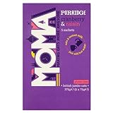MOMA Foods Porridge Cranberry und Rosinen-Beutel, 5 x 75 g