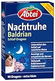 Abtei Nachtruhe Baldrian Schlaf-Dragees N - pflanzliches Arzneimittel für erholsamen und...