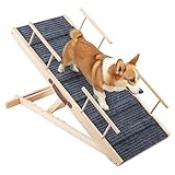 Queiting Hunderampe Treppen & Stufen für Hunde Haustierrampe Klappbare und...