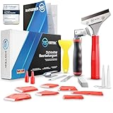 KISTEK® Silikonentferner Set (18-teilig) zur Silikon Entfernung und Erneuerung von Acryl-...