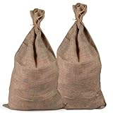 2 Pcs Jutesäcke groß, Jute Pflanzenschutzsack, Kartoffelsack, Winterabdeckung...