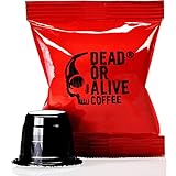 DEAD OR ALIVE COFFEE Kapseln - Starke Kaffeekapseln - Nespresso®* kompatibel -...