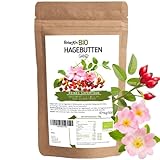 Hagebutten Bio ganz 1kg, Premium selektierte ganze getrocknete Hagebutten mit hohem Gehalt...