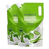 by Amazon Flüssigseife Nachfüllpackung Sensitiv Aloe Vera, 500ml (2er-Pack)