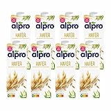 Alpro Haferdrink Original Natur Pflanzlicher Drink Vegan 8x1L