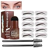 Augenbrauen Stempel Schablone, Eyebrow Powder Stamp, Wiederverwendbares Augenbrauen Tattoo...