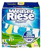 Weißer Riese Universal Megaperls Vollwaschmittel (19 Waschladungen),...