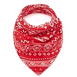 Lovjoy - Winterschal aus Fleece für Babys/Kleinkinder (Rotes Winterdesign)