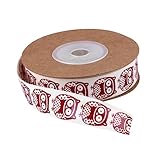 Operitacx 1 Rolle Weihnachten bedrucktes Band Strauß Eulenband Luxus Geschenke für...