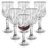 WANDGU 6 Stück 60ml Likörglas mit Stiel: Port-Gläser mit Stiel, Schnapsgläser-Set,...