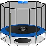 KESSER® - Trampolin Ø 244 cm | TÜV SÜD GS Zertifiziert | Komplettset mit...