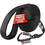 HUND IST KÖNIG Schleppleine 10m für Hunde 12-70kg - Lange robuste Hundeleine...