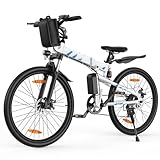 AOIHO E Bike, 26' EBike Klapprad mit 48V 374.4 Wh Abnehmbarer Akku, Reichweite bis zu 70...