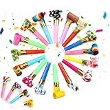 HSLPSM 20 Stück Tröte, Trötren, Kinder Jubel Partytröten, Tröte Fan...