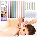 MOLOVA Ohrenkerzen zur Reinigung Ohrenschmalz, 16 PCS Natürliche-Ohrkerzen-zur Reinigung...