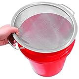 Tagtight Farbsieb Mesh Edelstahl Lacksiebe Lackfilter mit Griff, Farbsieb Mesh...