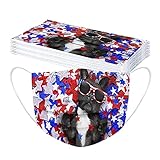 skyrabbiter 10PCs Maske für Erwachsene Independence Day Einweg-Gesichtsmaske