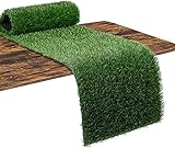KAHEIGN Tischläufer Kunstrasen Tischdecke, 36 cm x 122 cm Kunstgras Tischläufer Ostern...