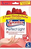 Spontex Perfect Light Haushaltshandschuhe, ideal für alle Reinigungsarbeiten, aus...