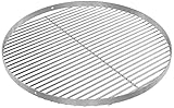 GriHero Edelstahl Grillrost Rund für Schwenkgrill, Ø 50 cm Grillgitter mit 3...