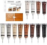 SEISSO Laminat Reparaturset, 12 Farben Holzspachtelmasse, Parkett Reparaturset,...