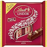 Lindt Schokolade LINDOR Sticks Vollmilch, 3 + 1 Promotion | 100 g (4 x 25 g...