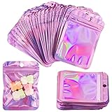 Mylar Folienbeutel Folienbeutel Geruchssichere,100 Pieces Aluminiumfolie Beutel...
