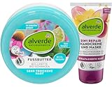 Alverde NATURKOSMETIK 2er-Set Körperpflege: FUSSBUTTER mit Limette, Echinacea &...