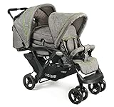 CHIC 4 BABY - Geschwisterwagen DUO mit Tragetasche und Regenschutz,...