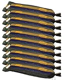 10x Brandengel® 3-Tragegriffe Sandsack Silosandsack mit Zugband 25x100cm...