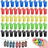ATSGJLZN Sockenklammern für Waschmaschine und Trockner,100er Sockenclips für...