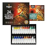 Castle Art Supplies Acrylfarben-Set, 24 x 12 ml, günstiges Anfänger-Set für Anfänger...