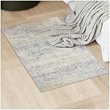 tectake® Teppich, waschbarer Teppich, Flauschiger Teppich für Home, Wohnzimmer,...