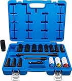 BGS 5202, Kraft-Steckschlüssel- und Kraft-Schoneinsatz-Satz, Sechskant, Antrieb...