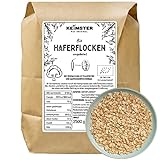 Bio Haferflocken (2,5 kg) - GEKEIMT - Vollkorn - Basisch - Kernig & ideal für Müsli -...