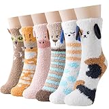 Niofind Kuschelsocken Damen, Winter Warme Flauschige Socken Dicke Weiche Thermo Haussocken...