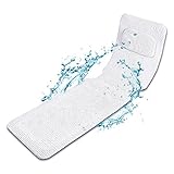 Rraycom Badewannenkissen Nacken Badesofa Zubehör Badewannenmatte mit Kissen...