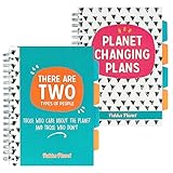 Pukka Pad, Pukka Planet B5 Projektbuch 2er-Pack mit repositionierbaren Trennwänden –...