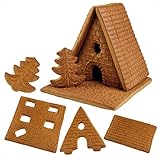 Günthart DIY Lebkuchenhaus | Bausatz Lebkuchenhaus | Hexenhaus | Pfefferkuchenhaus 6tlg |...