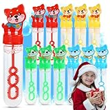 Magicat XL Seifenblasen Set für Kinder 2024 I 12er Pack mit lustigen...
