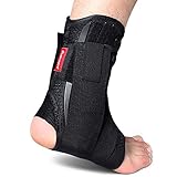 Kuangmi Knöchelbandage-Spitze bis mit Seite Stützen und Kreuz zusätzlichen Befestigung...